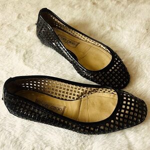 Jimmy Choo black flats, size 37